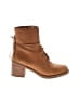 Ugg 100% Leather Tan Ankle Boots Size 10 - photo 1
