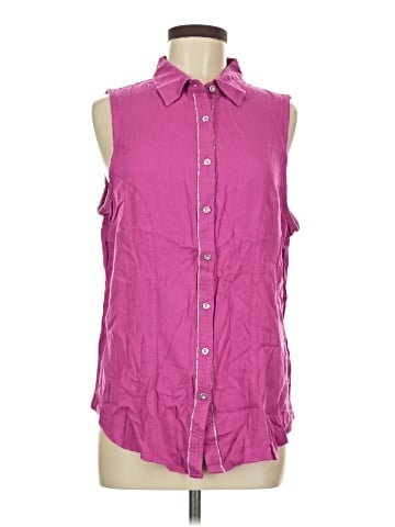 Kate & Mallory designs Sleeveless Button-Down Shirt (view 1)