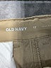 Old Navy Solid Tan Khaki Shorts Size 12 - photo 3