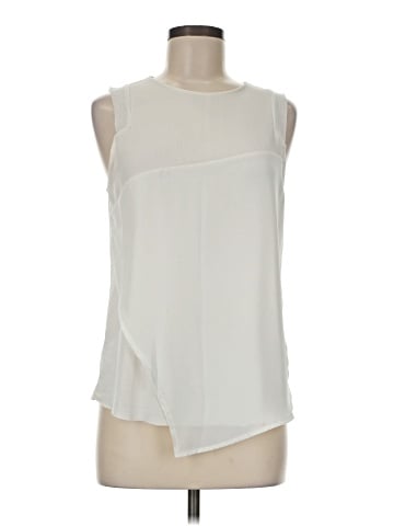 Zara W&B Collection Sleeveless Blouse (view 1)