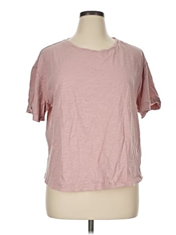 Shein Curve Short Sleeve T-Shirt (view 1)