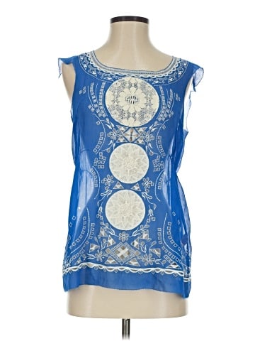 Calypso St. Barth Sleeveless Silk Top (view 1)