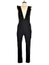 Wildfox 100% Polyester Solid Black Jumpsuit Size Lg (3 or L) - photo 1