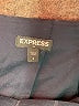 Express Outlet Stripes Black Formal Skirt Size 8 - photo 4
