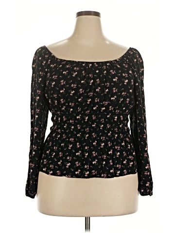 American Eagle Outfitters Long Sleeve Blouse (view 1)