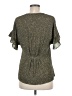 Left Coast by Dolan 100% Polyester Green Short Sleeve Blouse Size M - photo 2