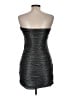 Express Metallic Silver Cocktail Dress Size M - photo 2