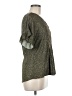 Left Coast by Dolan 100% Polyester Green Short Sleeve Blouse Size M - photo 4
