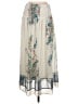 J.Jill 100% Polyester Paisley Ivory Casual Skirt Size XS - photo 2
