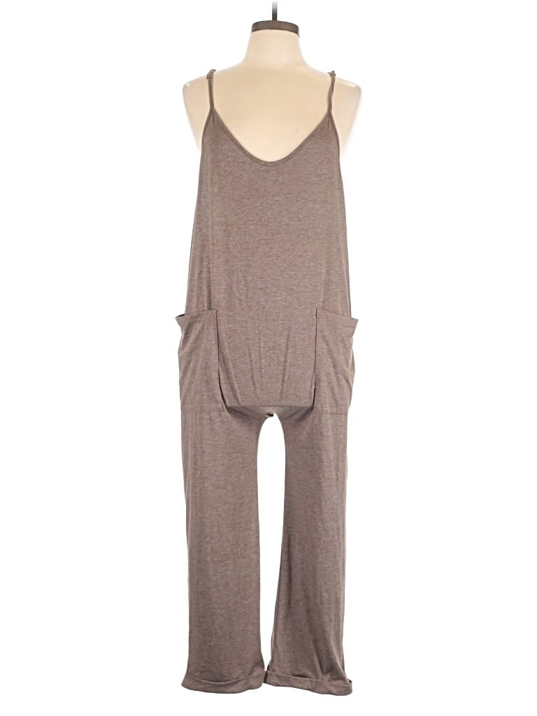 Pre-owned Unbranded Jumpsuit In Brown
