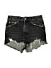 Zara Black Denim Shorts Size 4 - photo 1