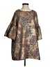 bryn WALKER Paisley Brown Casual Dress Size XS - photo 1