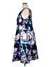 Alex Evenings 100% Polyester Print Blue Casual Dress Size 16 - photo 5