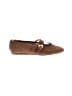 Old Navy Brown Burgundy Flats Size 8 1/2 - photo 1