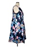 Alex Evenings 100% Polyester Print Blue Casual Dress Size 16 - photo 4