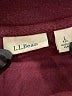 L.L.Bean Burgundy Track Jacket Size L - photo 7