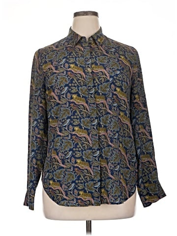 J.Crew Long Sleeve Silk Top (view 1)