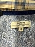 Papaya 100% Cotton Plaid Ivory Long Sleeve Button-Down Shirt Size 12 - photo 7