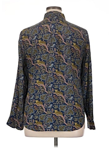 J.Crew Long Sleeve Silk Top (view 2)