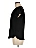 H&M 100% Polyester Black Short Sleeve Blouse Size 6 - photo 5