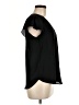 H&M 100% Polyester Black Short Sleeve Blouse Size 6 - photo 4