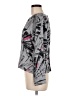 Pierre Balmain 100% Polyester Gray Long Sleeve Blouse Size M - photo 5