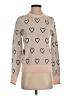 Roller Rabbit 100% Cotton Hearts Tan Long Sleeve Top Size S - photo 1