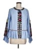 Zara Blue Long Sleeve Blouse Size M - photo 1