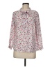 Jon & Anna 100% Polyester Floral Ivory Long Sleeve Blouse Size M - photo 1
