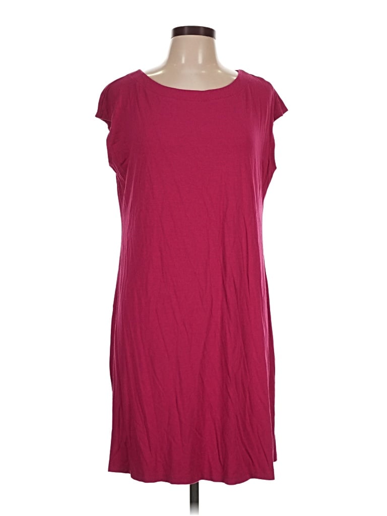 Pre-owned Chico's Casual Dress In Burgundy