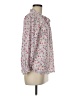 Jon & Anna 100% Polyester Floral Ivory Long Sleeve Blouse Size M - photo 4