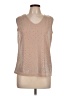 Assorted Brands Tan Sleeveless T-Shirt Size L - photo 1