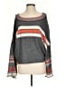 Free People Stripes Gray Pullover Sweater Size S - photo 1