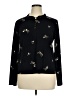 CeCe Black Long Sleeve Blouse Size XL - photo 1