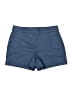 Ann Taylor LOFT Chevron-herringbone Blue Shorts Size 4 - photo 1