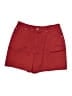 Talbots 100% Cotton Solid Red Cargo Shorts Size 16 - photo 1