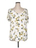 Torrid 100% Rayon Yellow Short Sleeve Blouse Size 1X Plus (1) - photo 1