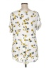 Torrid 100% Rayon Yellow Short Sleeve Blouse Size 1X Plus (1) - photo 2
