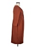 Lands' End Solid Brown Casual Dress Size S - photo 4