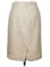 Anne Klein Chevron-herringbone Ivory Formal Skirt Size 8 - photo 2