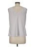 Melanie Lyne 100% Polyester Silver Sleeveless Blouse Size M - photo 2