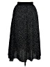 motionwear 100% Polyester Polka Dots Black Casual Skirt Size XL - photo 2