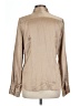 Madewell Metallic Tan Long Sleeve Blouse Size 10 - photo 2