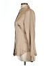 Madewell Metallic Tan Long Sleeve Blouse Size 10 - photo 5