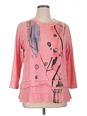 Jess & Jane 3/4 Sleeve T-Shirt (view 1)