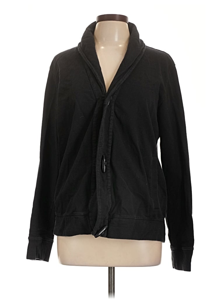 Pre-owned Kenneth Cole Reaction Zip Up Hoodie In Black