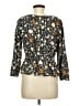 Universal Thread Black Blue 3/4 Sleeve Blouse Size M - photo 2