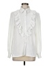 Unbranded 100% Polyester Ivory Long Sleeve Blouse Size M - photo 1