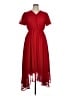 Unbranded 100% Polyester Red Casual Dress Size XL - photo 1