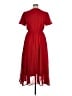 Unbranded 100% Polyester Red Casual Dress Size XL - photo 2
